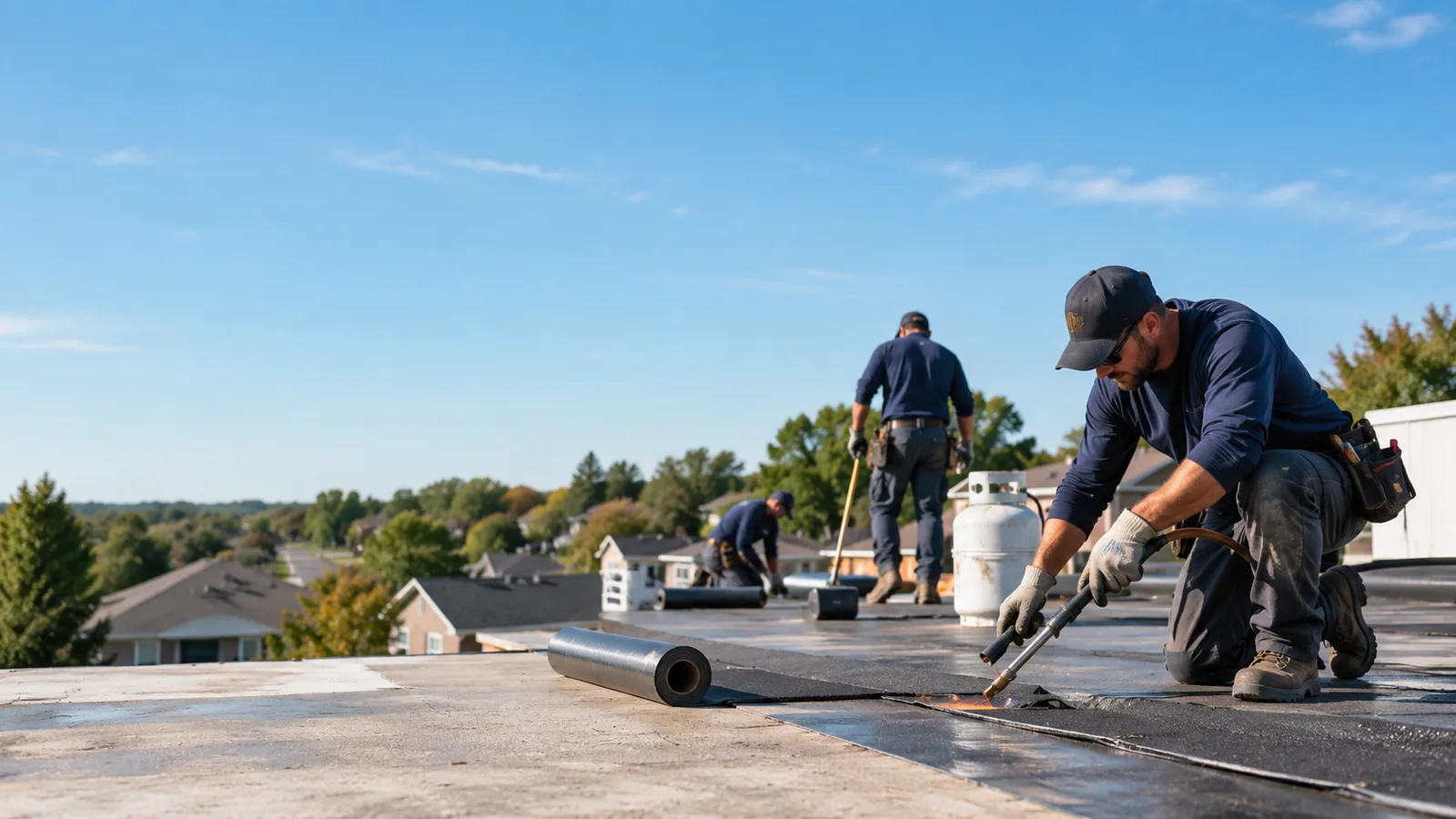 Flat Roof Leak Repair providers in Le Roy, IL